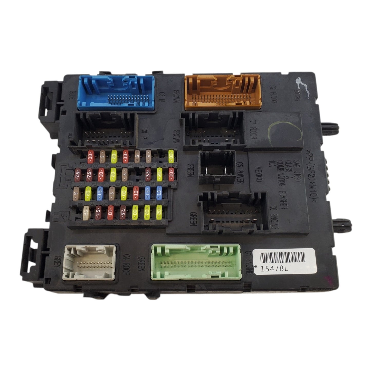 DV6T-14A073-JG Ford 2014 Escape Focus Fuse Box Body Control Module OEM J30
