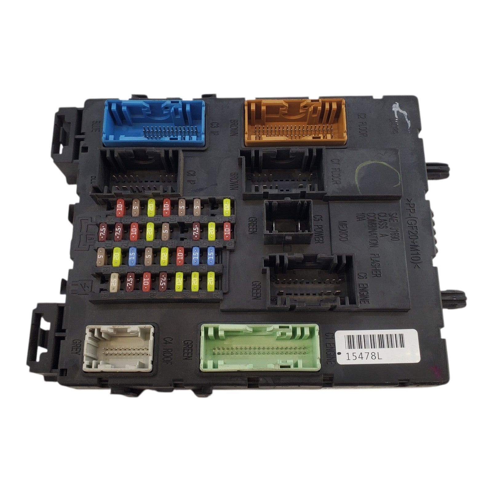 DV6T-14A073-JG Ford 2014 Escape Focus Fuse Box Body Control Module OEM J30