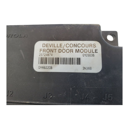 01 02-05 Cadillac Deville Chassis Brain Box Theft-locking Pkg Deck OEM# 25724874