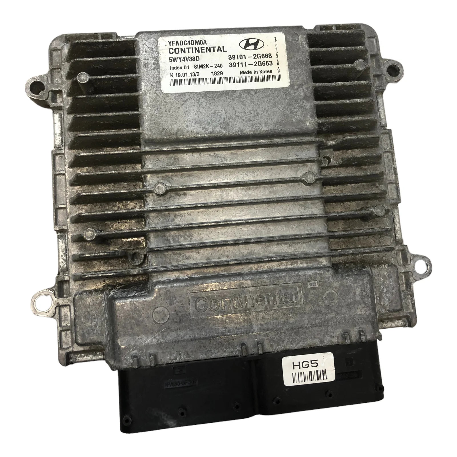2013 HYUNDAI SONATA Engine Computer ECM ECU P/N: 39101-2G663 OEM 