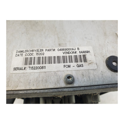 2001 CHRYSLER VOYAGER FUSE BOX UNDER THE BONNET 04869200AN