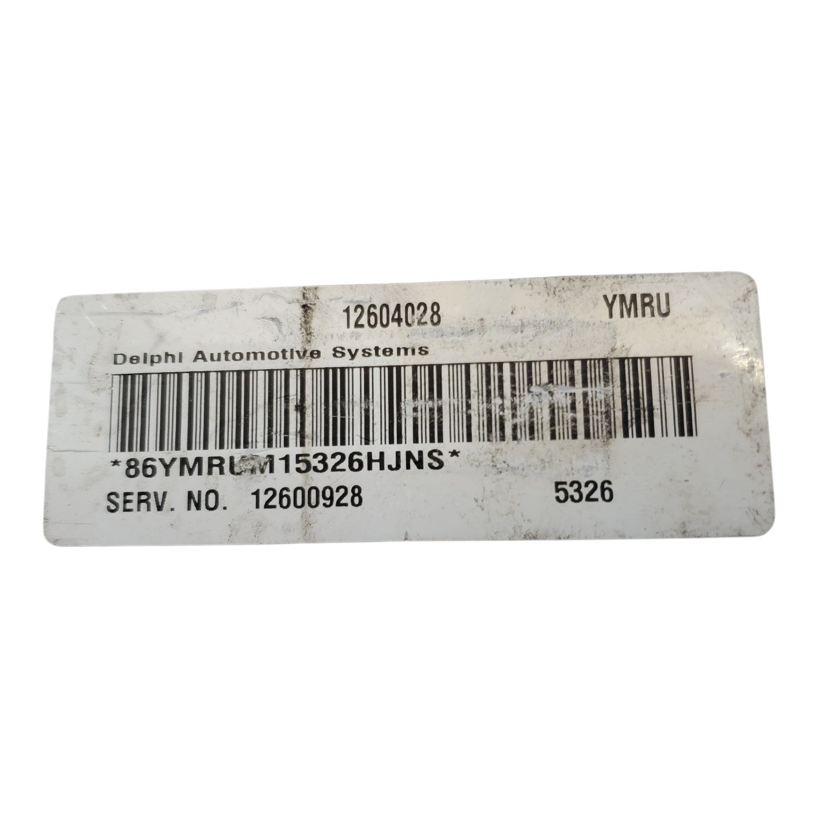 #12604028 YMRU #12600928, Equinox 3.4L ECM Engine Computer Module ECU PCM 2006