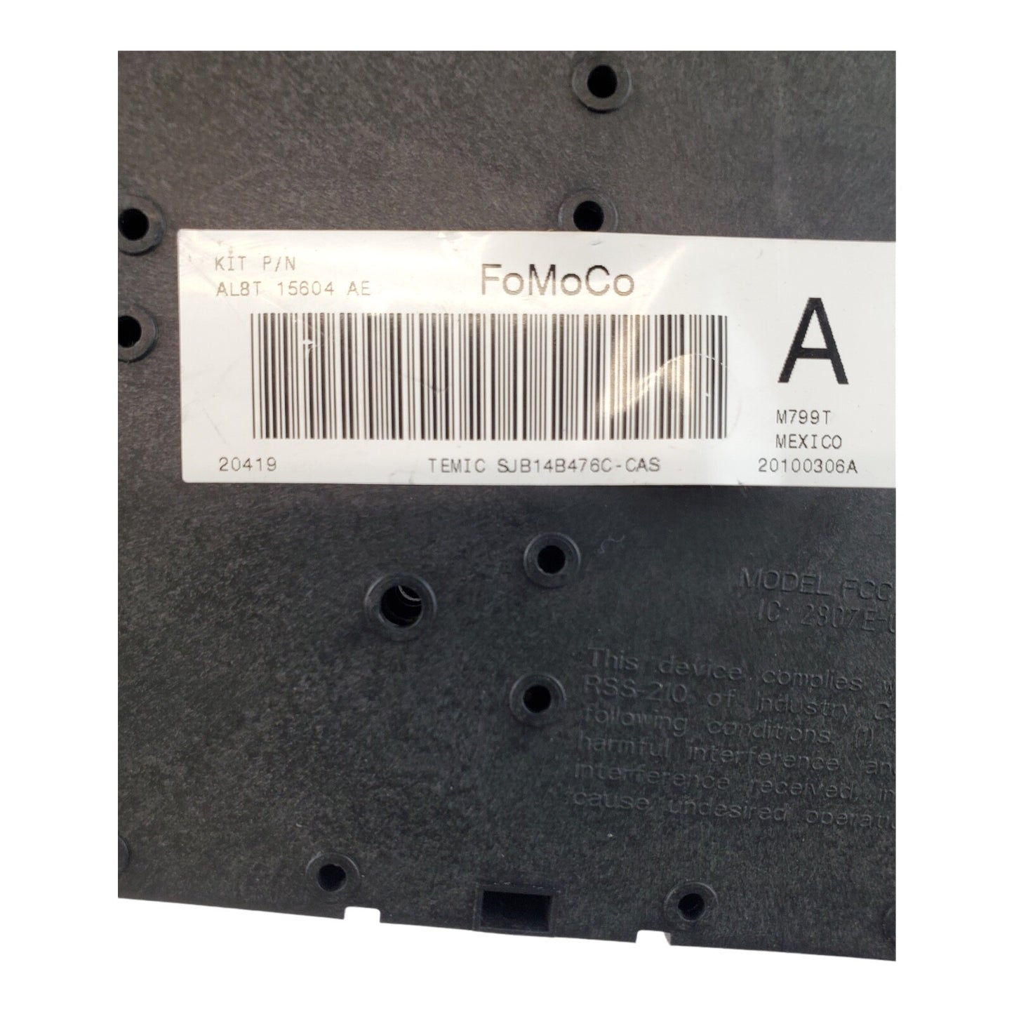 2009-2012 Ford Escape Interior Relay Fuse Box AL8T-15604-AE 2010 2011 09 12 I3