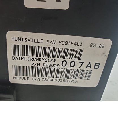 08-09 Dodge Caliber Integrated Power Fuse Box P68028007 OEM