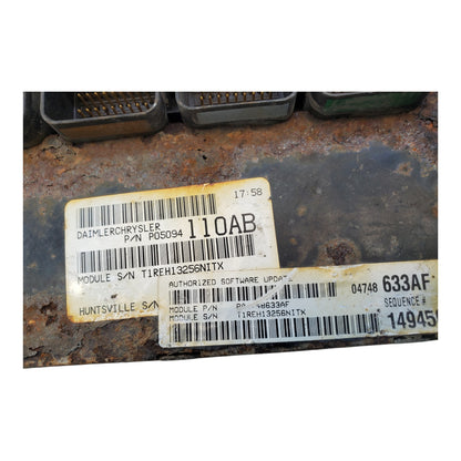 Engine ECM Control Module Fits 2005 05 DODGE CARAVAN 04748633AF Broken plug