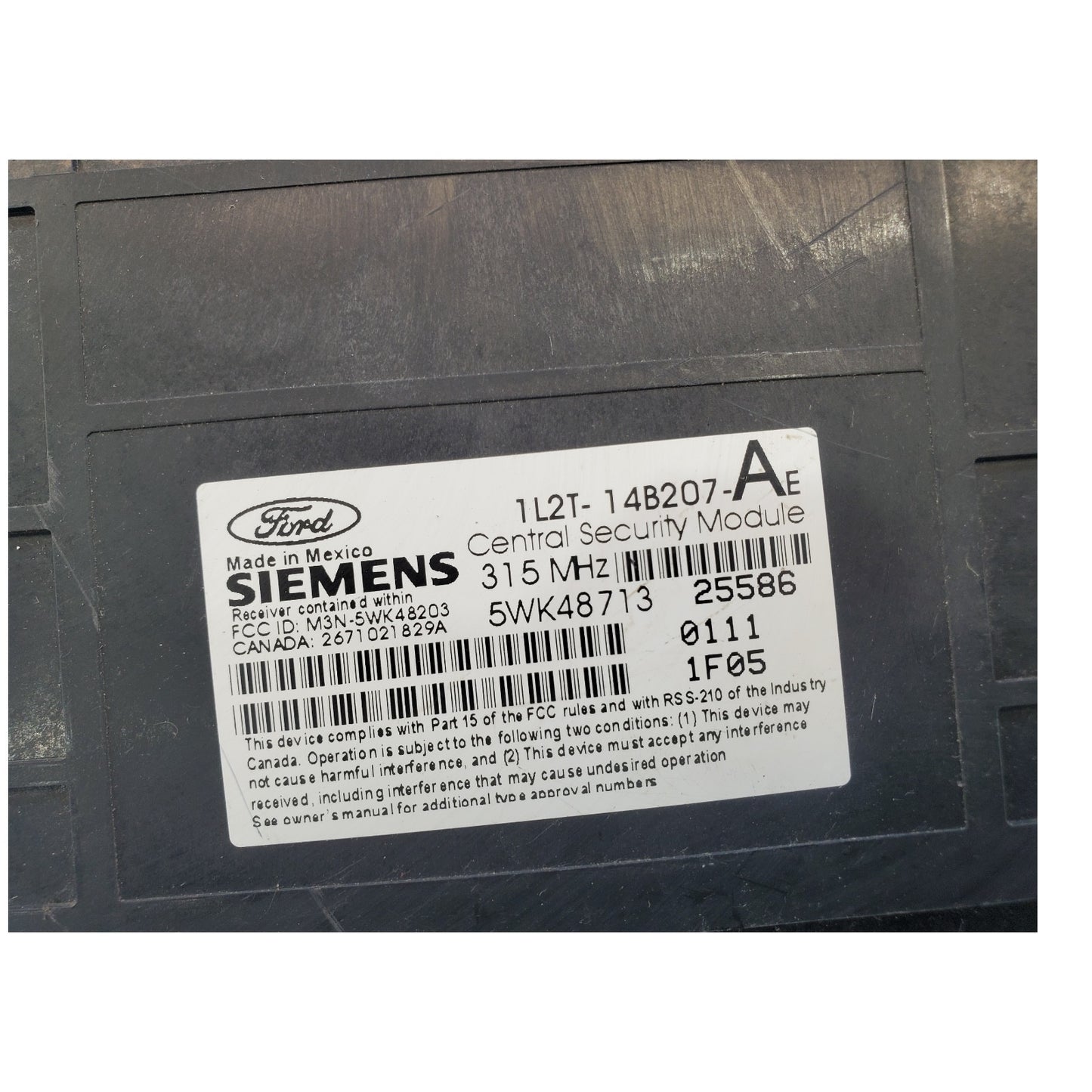 ✅ 02 FORD EXPLORER REMOTE KEYLESS ENTRY MODULE 1L2T-14B207-AE