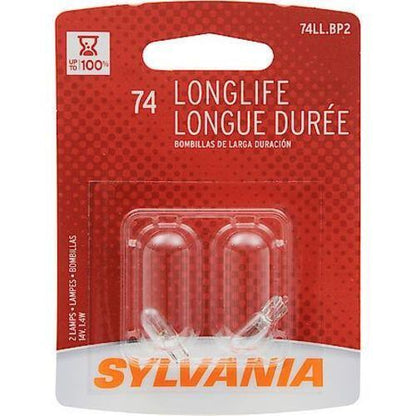 Instrument Panel Light Bulb-SYLVANIA Long Life Blister Pack TWIN