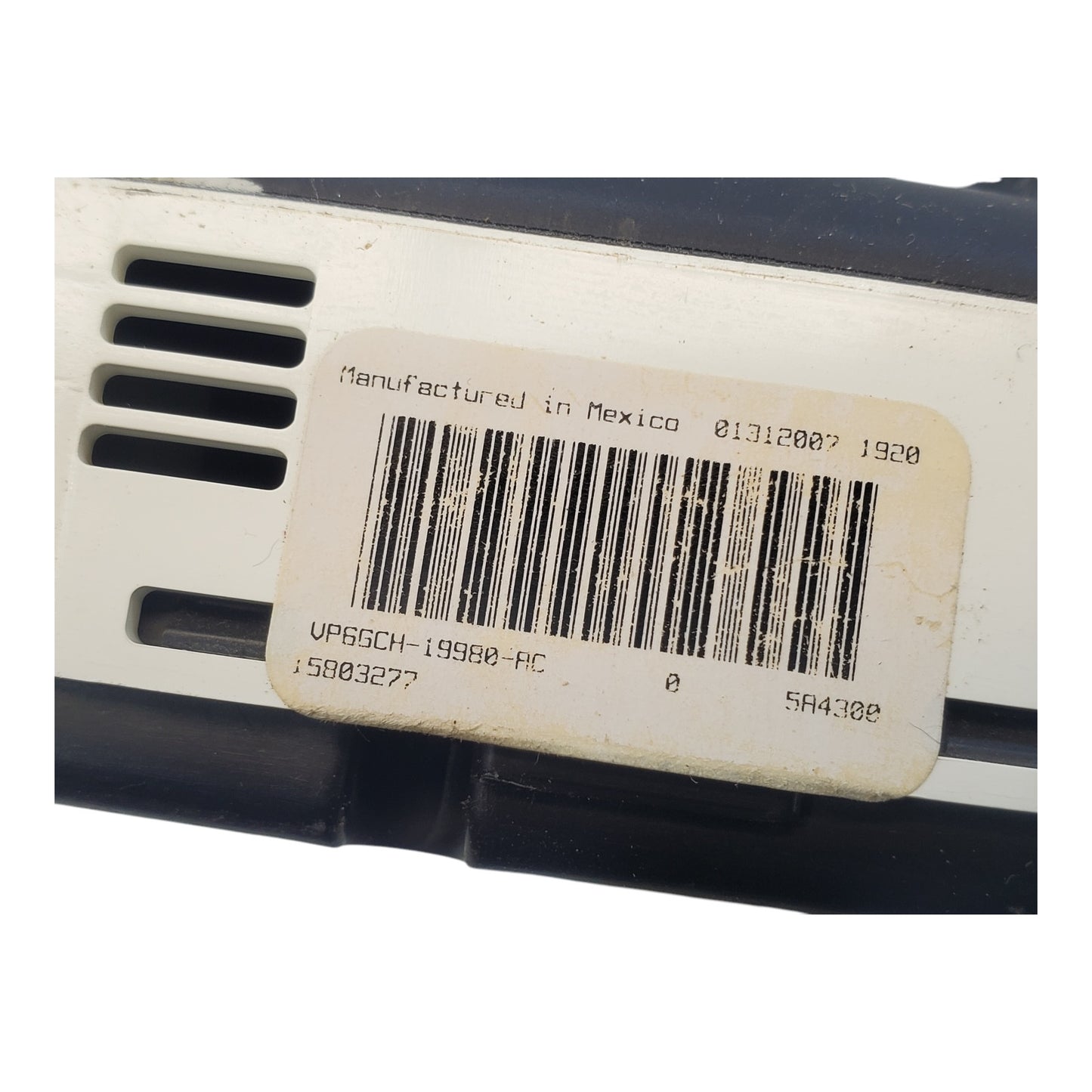 2006-07 Saturn Vue Heater AC Climate Control Module 15803277
