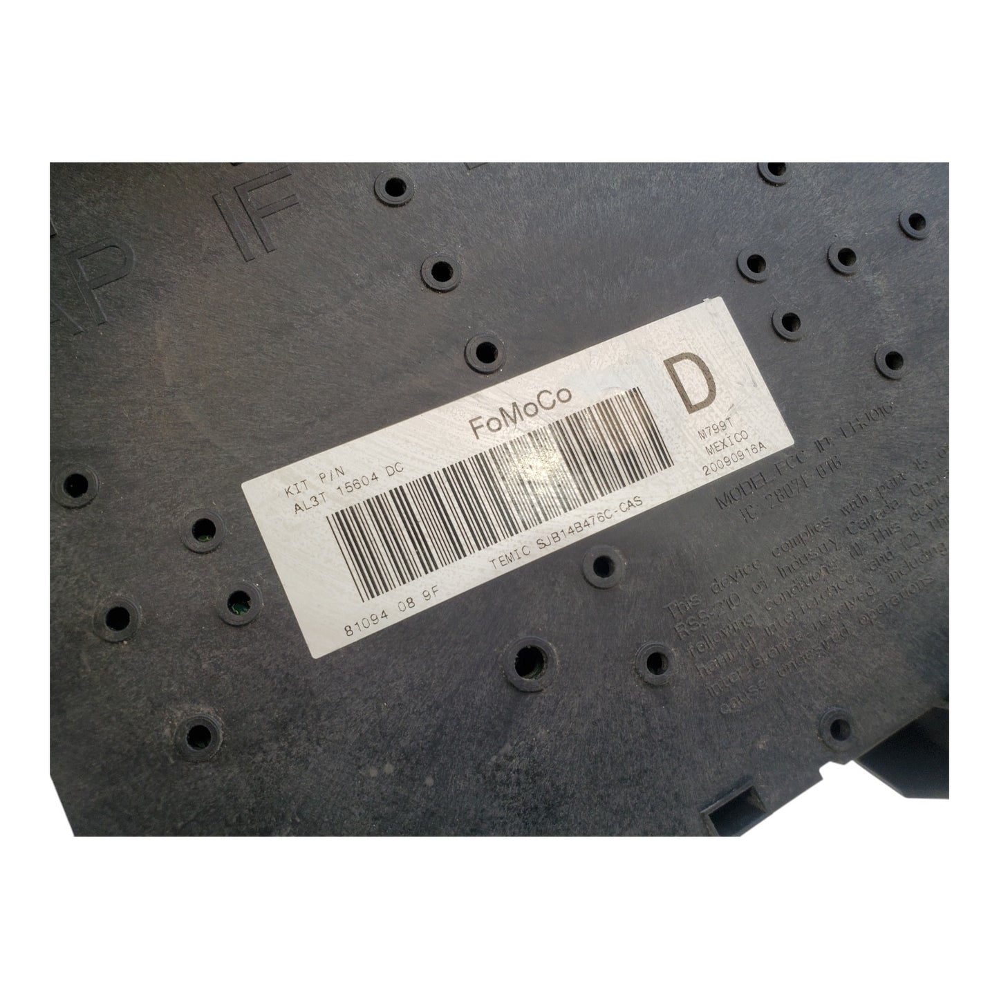 2010 FORD PICKUP F150 Theft-locking Control Module al3t15604dc