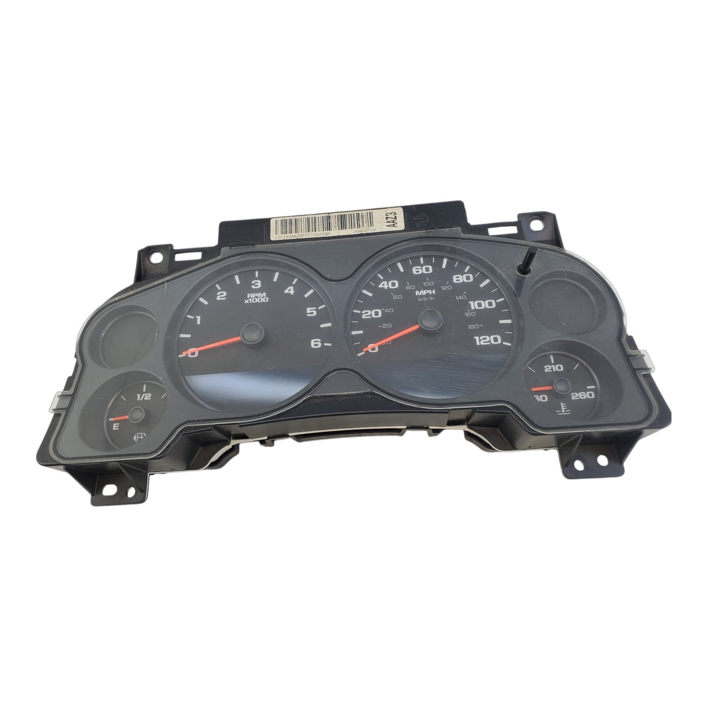 Programmed SPEEDOMETER CLUSTER MPH US TRANSMISSION 20895732 FITS SILVERADO 1500