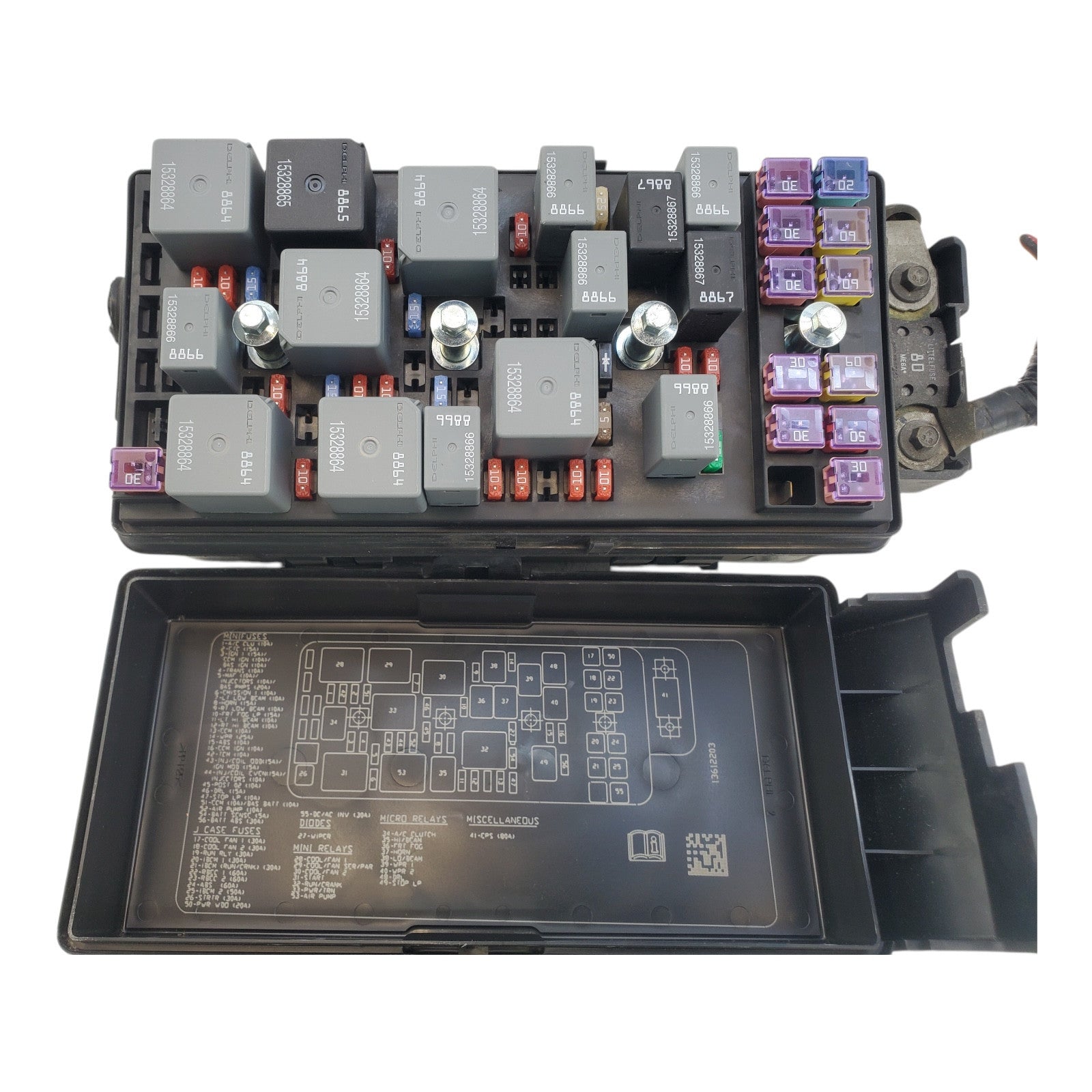 08-11 Chevrolet Malibu Fusebox Relay Module 25883009_04 OEM