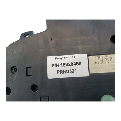Programmed 07-14 SILVERADO, YUKON, SIERRA, TAHOE  Speedometer Cluster 15929468