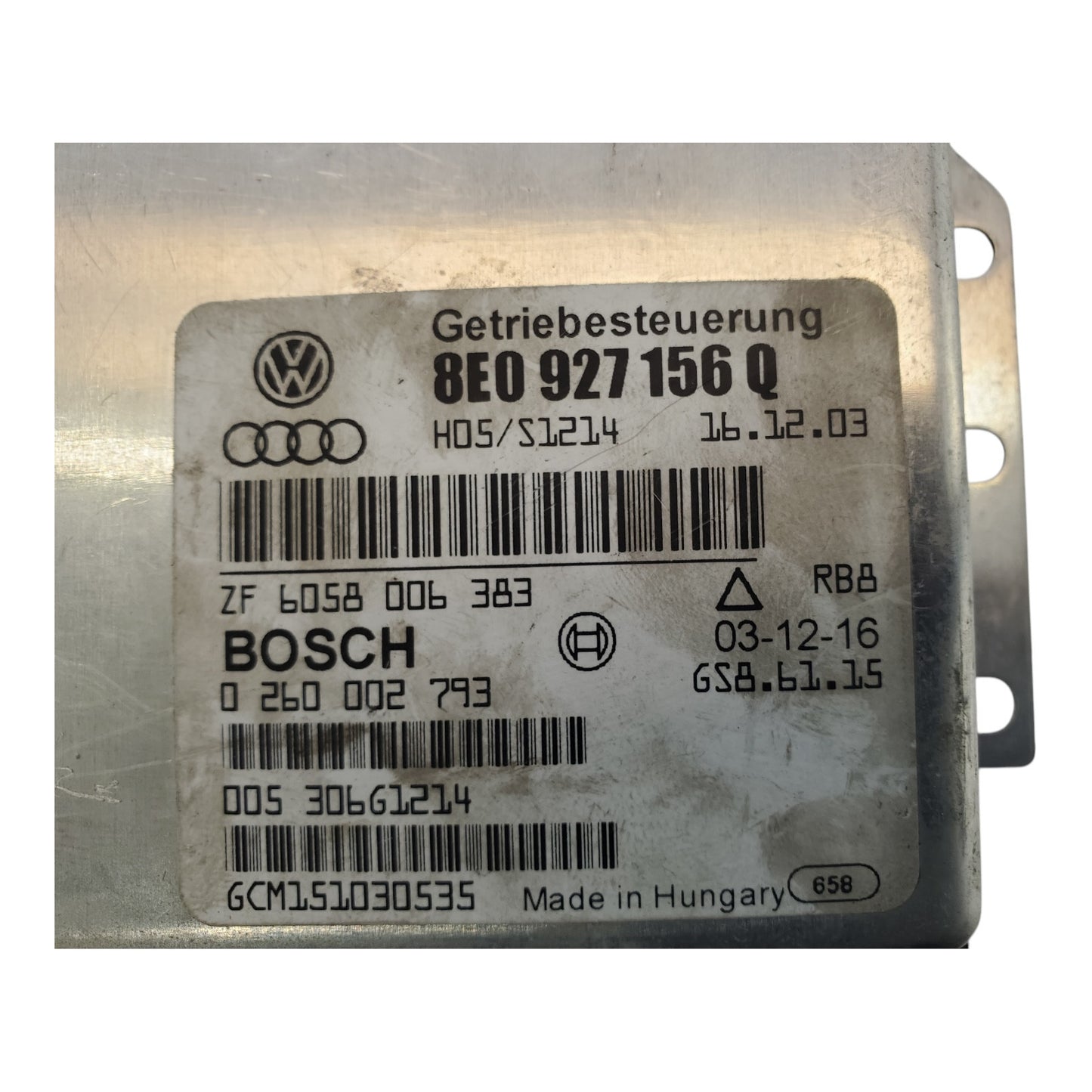 Transmission Control Module AWD AT Fits 02-06 AUDI A4 8E0927156Q 8E0 927 156 Q