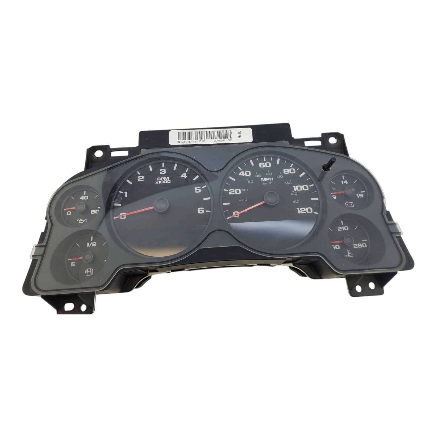 Programmed 2007 2011 GMC CHEVY 1500 MPH INSTRUMENT CLUSTER SPEEDOMETER 25799981