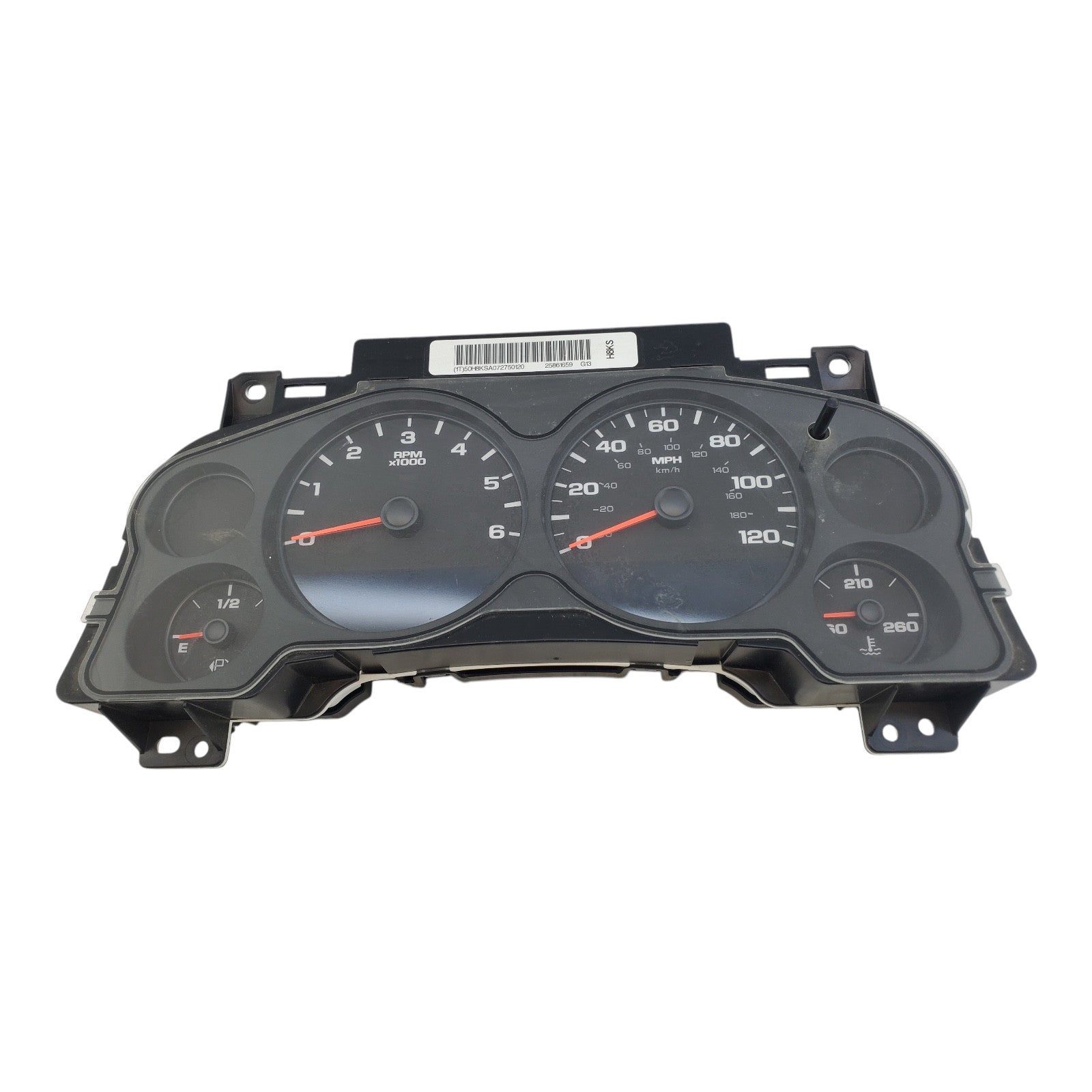 Programmed 2007 - 2013 GMC Sierra 1500 Instrument Panel Gauge Cluster 25861659