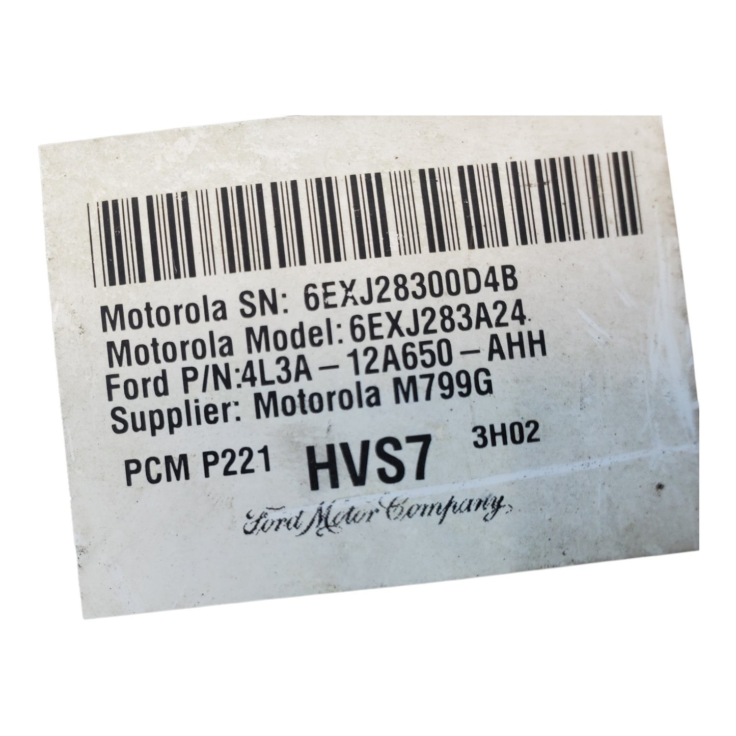 2004 Ford Escape 5.4L Engine Computer Module ECM ECU P: 4L3A-12A650-AHH OEM