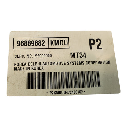 08 Aveo ECM ECU wiring connectors plugs 96889682