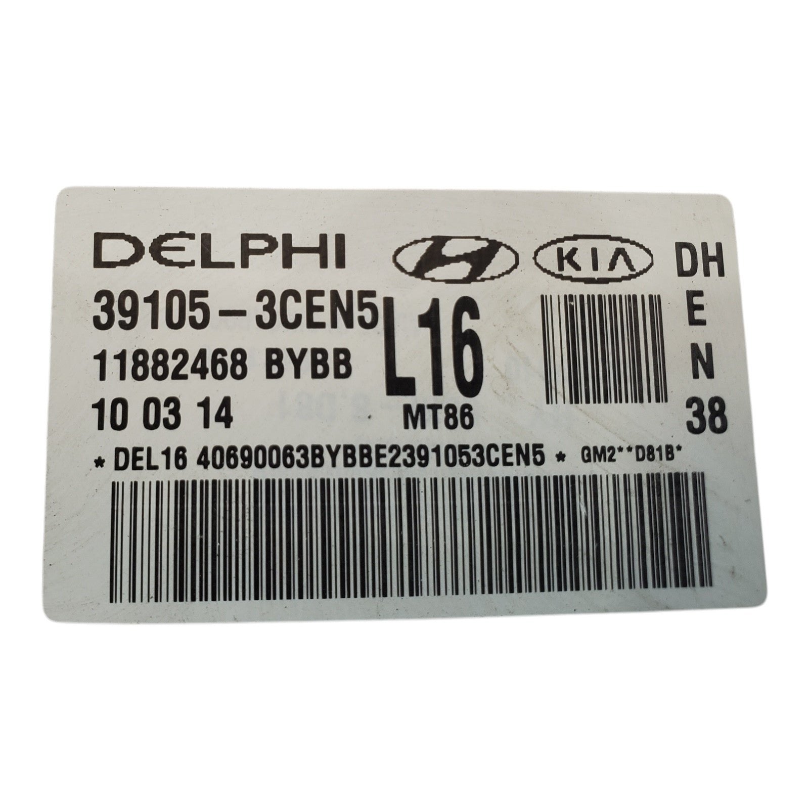 2015 Hyundai Genesis 3.8L OEM Engine Computer Control Module ECU 39105-3CEN5 16