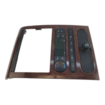 04-08 Ford F-150 Radio Climate Dash Bezel Surround Silver OEM 4L34-1504302