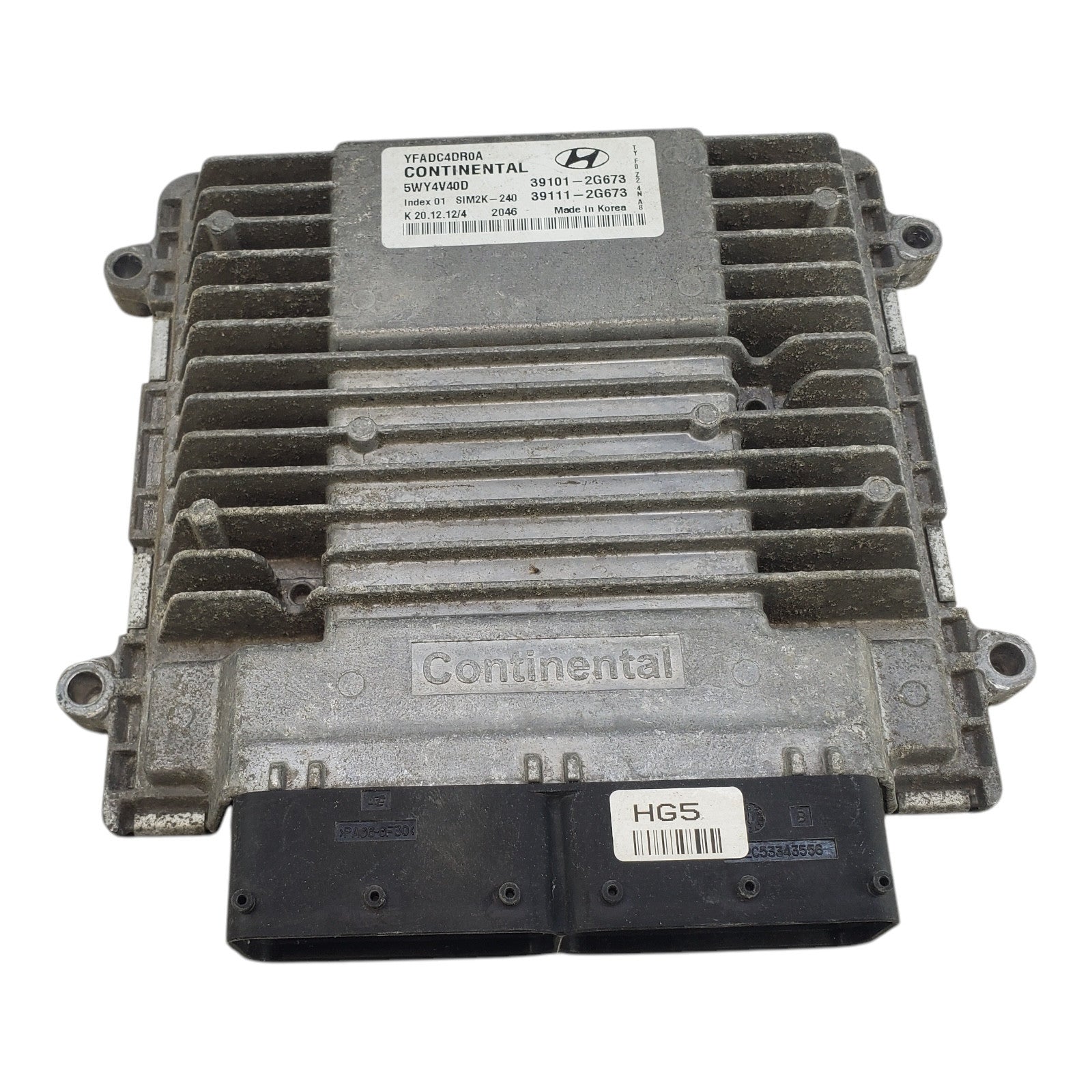 2011 2012 2013 2014 Hyundai Sonata ECM ECU Engine Computer Module | 39101-2G673