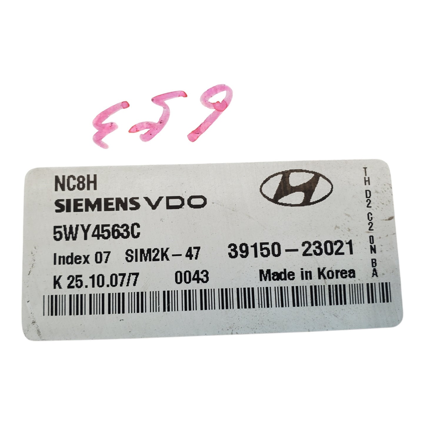 Engine ECMControl Module 2.0L AT Fits 07-10 ELANTRA 39150-23021 3915023021