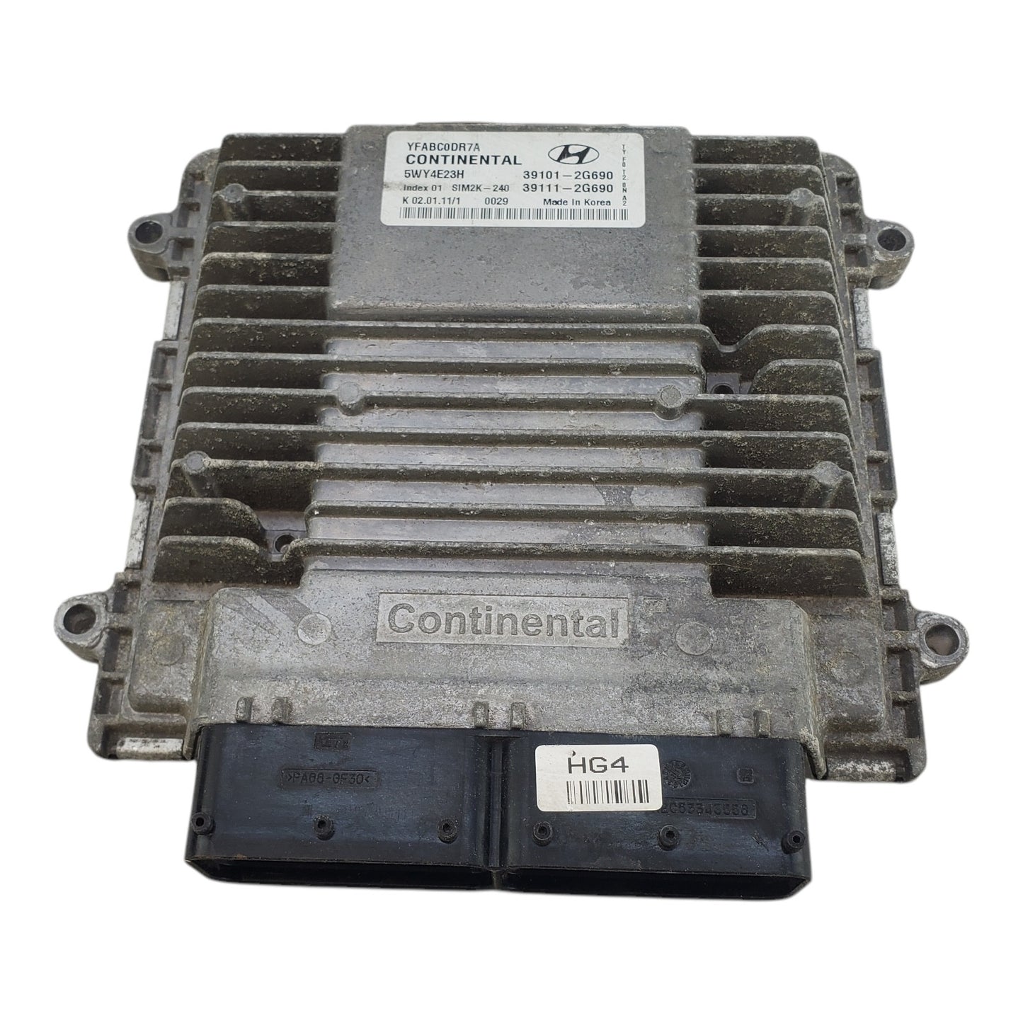 DAMAGED 2011 SONATA  ECM ENGINE CONTROL MODULE COMPUTER PCM ECU 39101-2g690