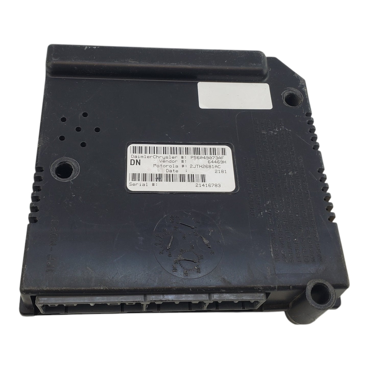 P56049073AF Dodge 2001 2002 Dakota CTM Central Timing Module 56049073AF OEM V38