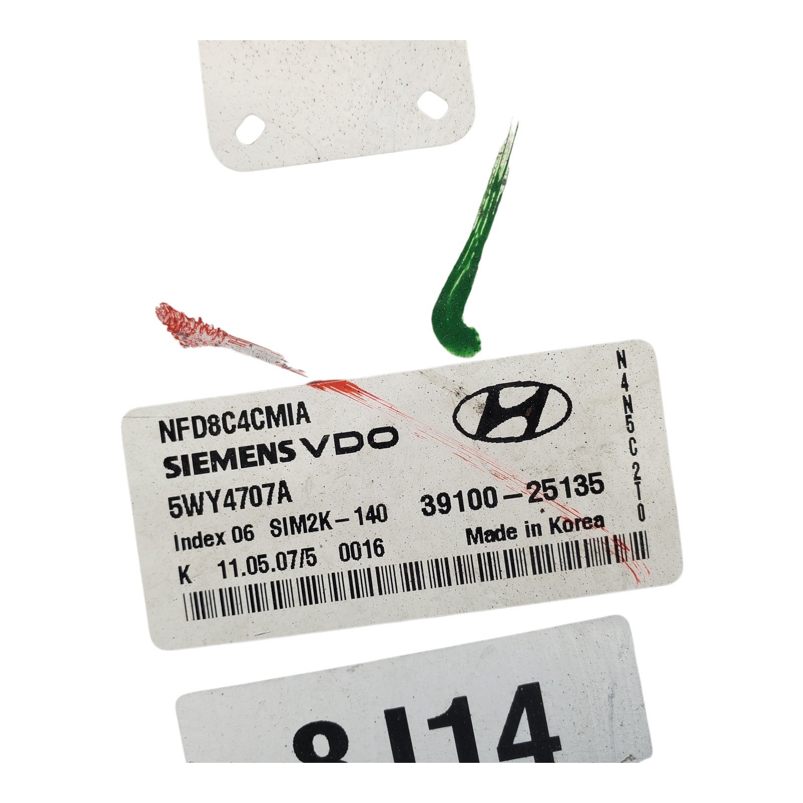 ✅ 06-08 Hyundai Sonata 2.4L Engine Control Module ECM Computer 39100-25135