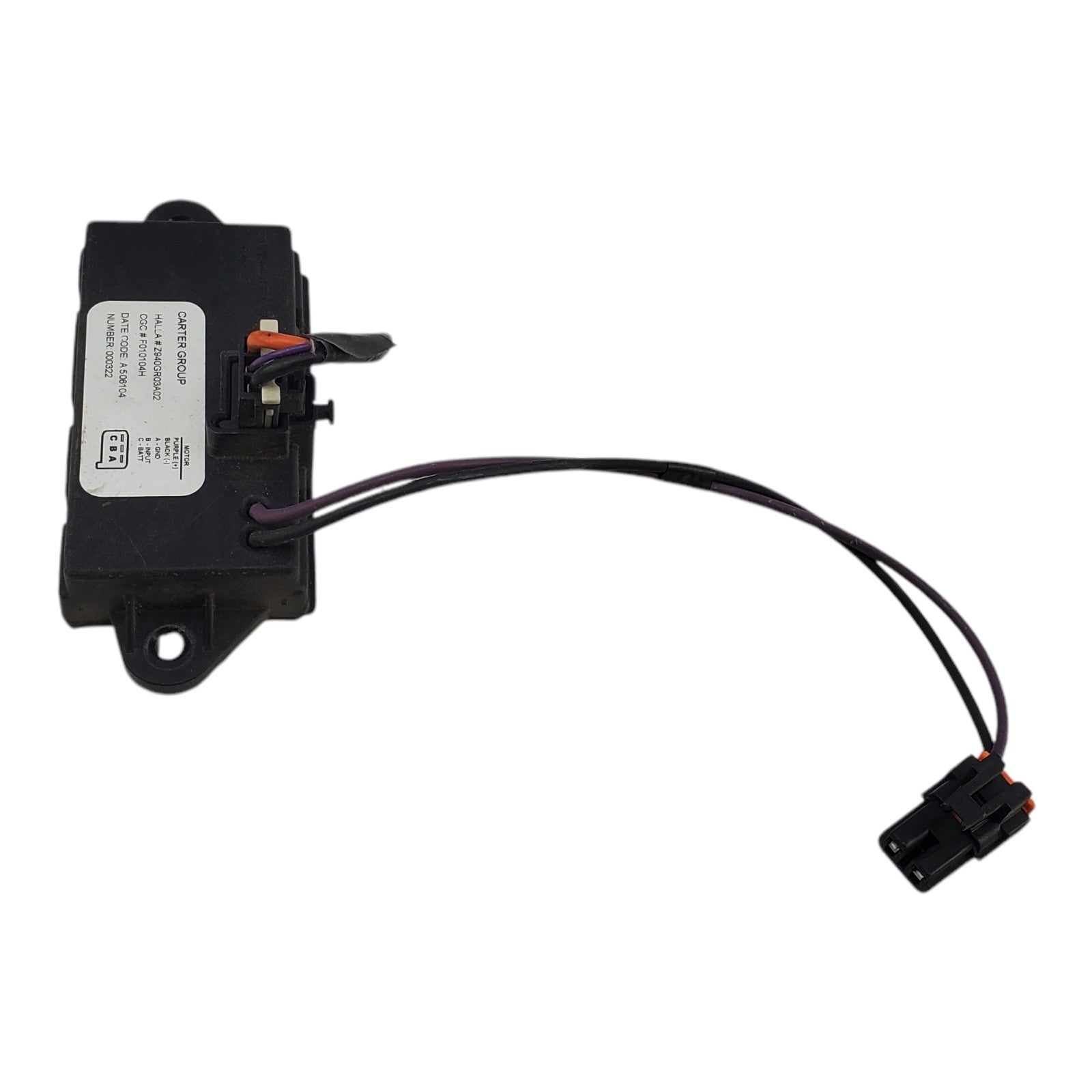 03 04 05 06 Tahoe Yukon Escalade Rear Blower Motor Control Resistor Z940GR03A02