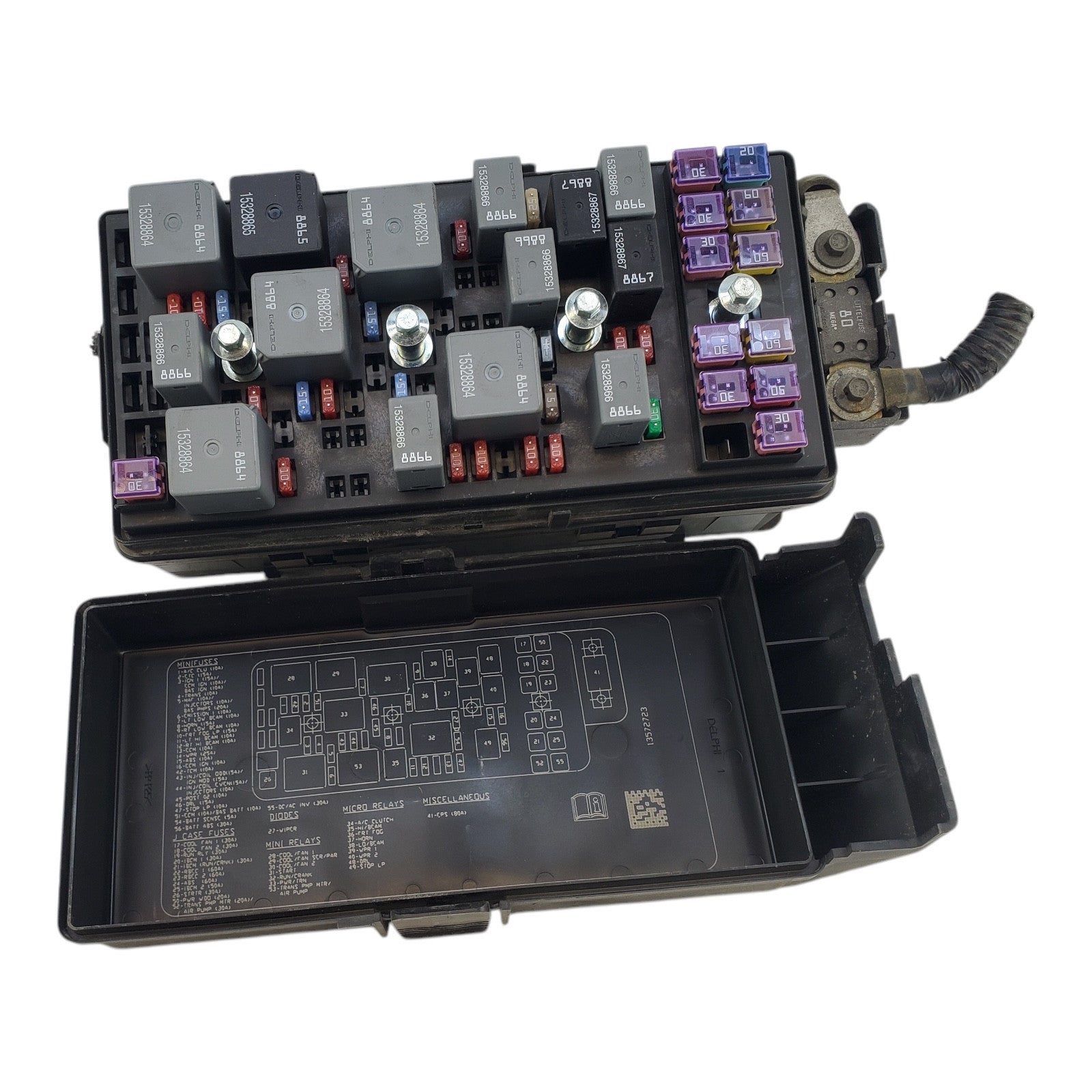 08-12 Chevy Malibu Fuse Box Relay Module 25883018_04 OEM