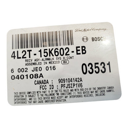 ✅ 02-04 FORD EXPLORER Anti-theft Keyless Entry Module 4L2T-15K602-EB