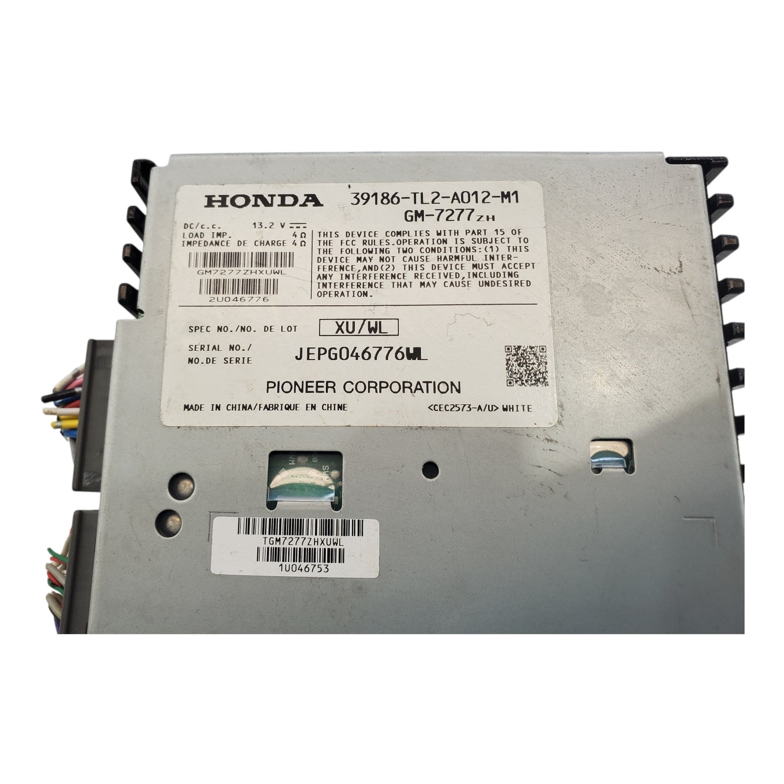 2009 - 2014 ACURA TSX RADIO AMPLIFIER AMP 39186-TL2-A012-M1