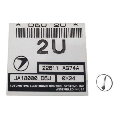 01 Subaru Legacy Outback ECM ECU Engine Control Module 22611AG74A