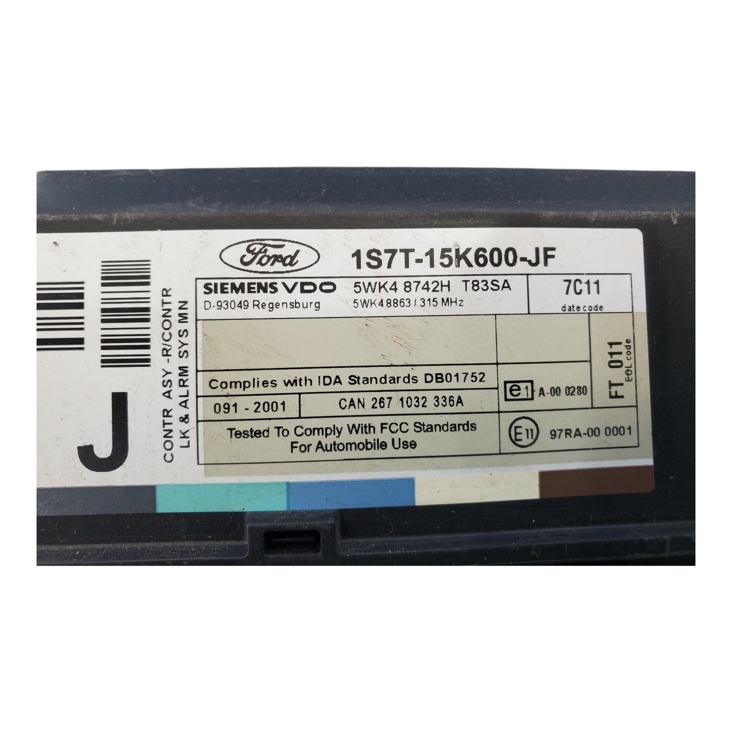 2001-2007 Ford Focus Multifunction Module BCM 1S7T-15K600-JF OEM