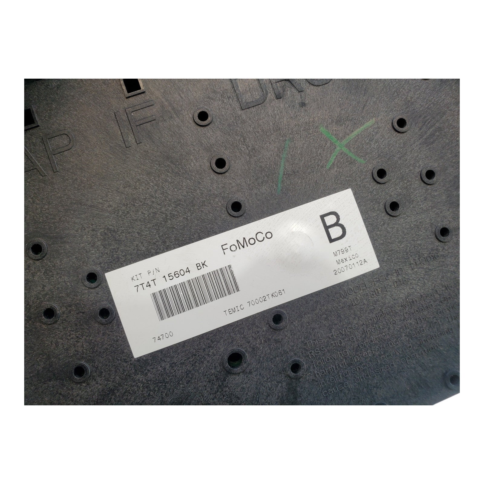 07 LINCOLN MKX Multifunction MODULE 7T4T15604BK