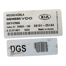 ENGINE COMPUTER KIA OPTIMA 2006 2007 2008 39101-25144 2.4L PCM ECM ECU OEM