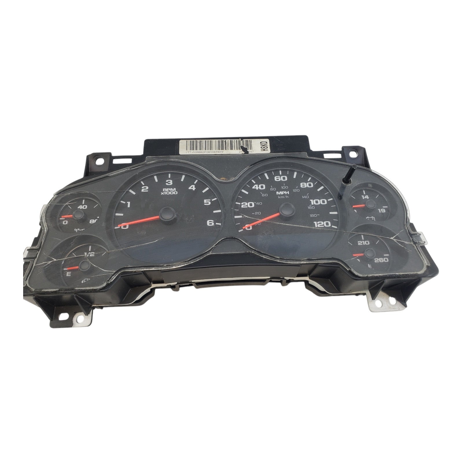 Programmed 07 12 CHEVY SILVERADO SPEEDOMETER INSTRUMENT GAUGE CLUSTER  25861647