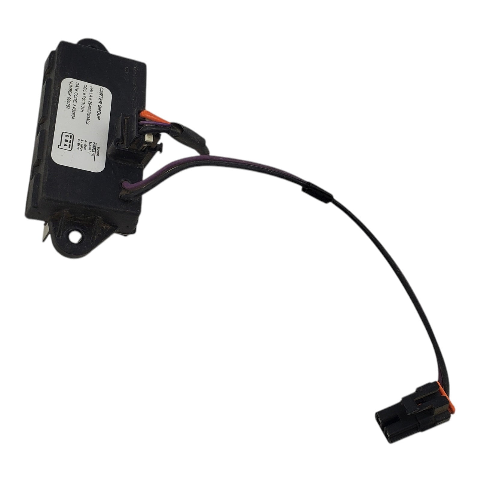 03 04 05 06 Tahoe Yukon Escalade Rear Blower Motor Control Resistor Z940GR03A02