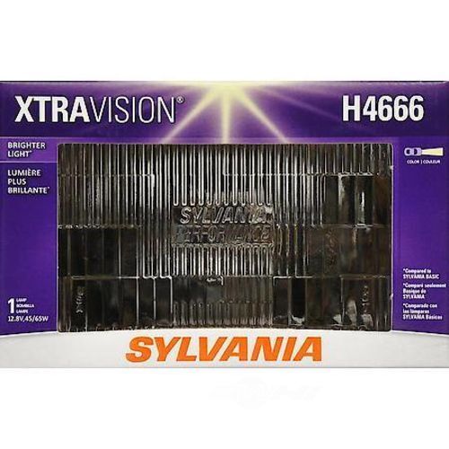 H4666 XtraVision: Sealed Beam Headlight, Brighter Light, 1 Pack