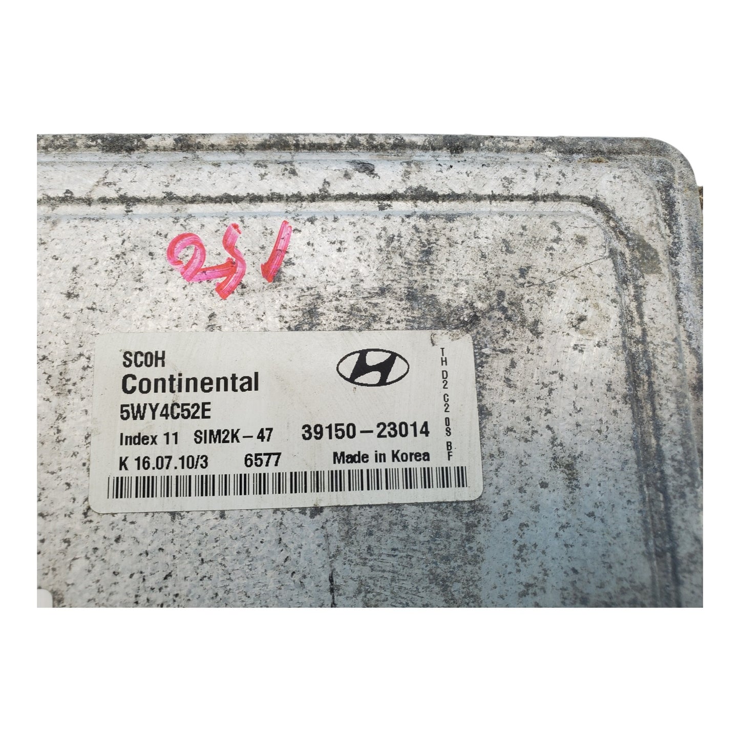 ✅ 10 HYUNDAI ELANTRA 2.0L Engine Control Module ECM Computer 39150-23014 OEM