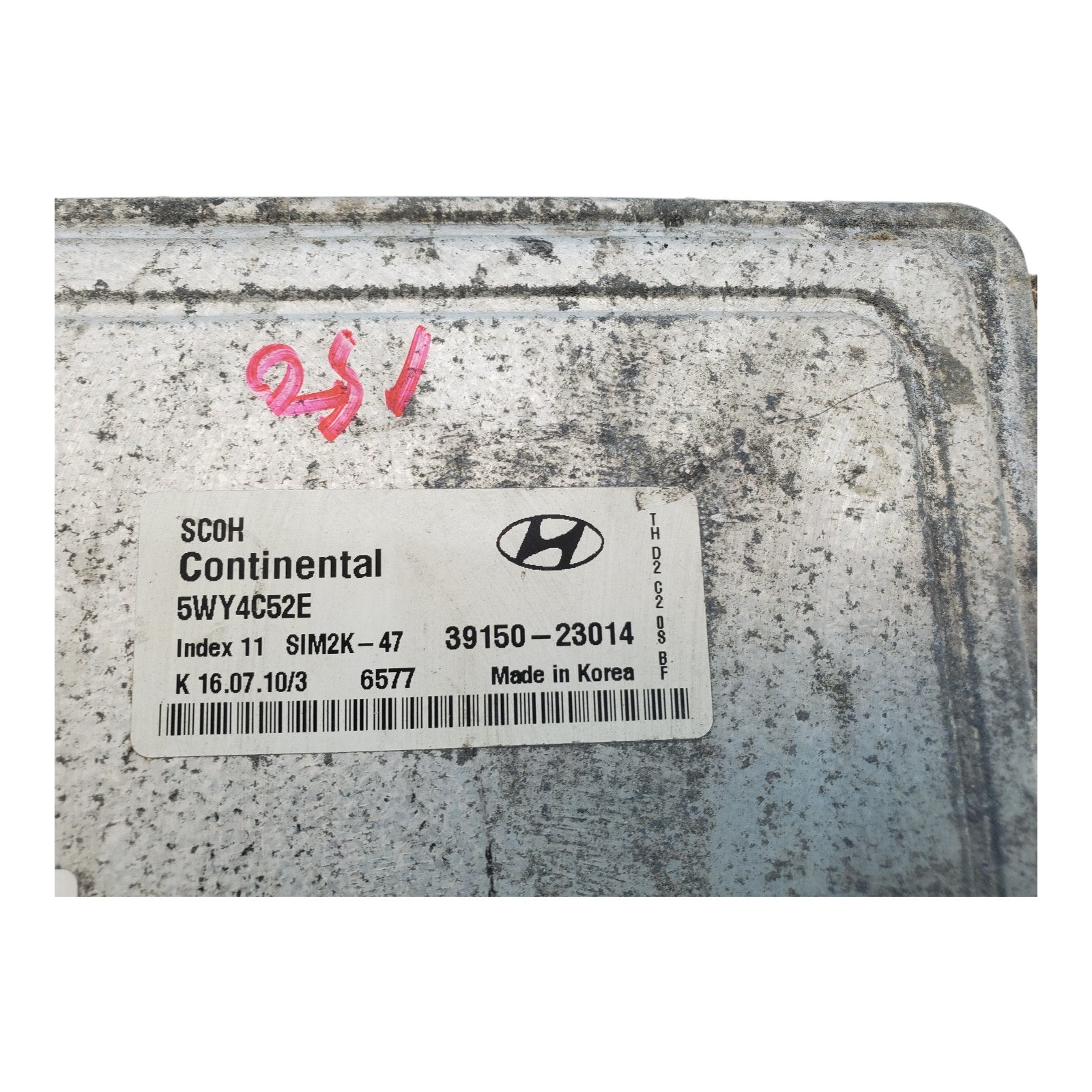 ✅ 10 HYUNDAI ELANTRA 2.0L Engine Control Module ECM Computer 39150-23014 OEM