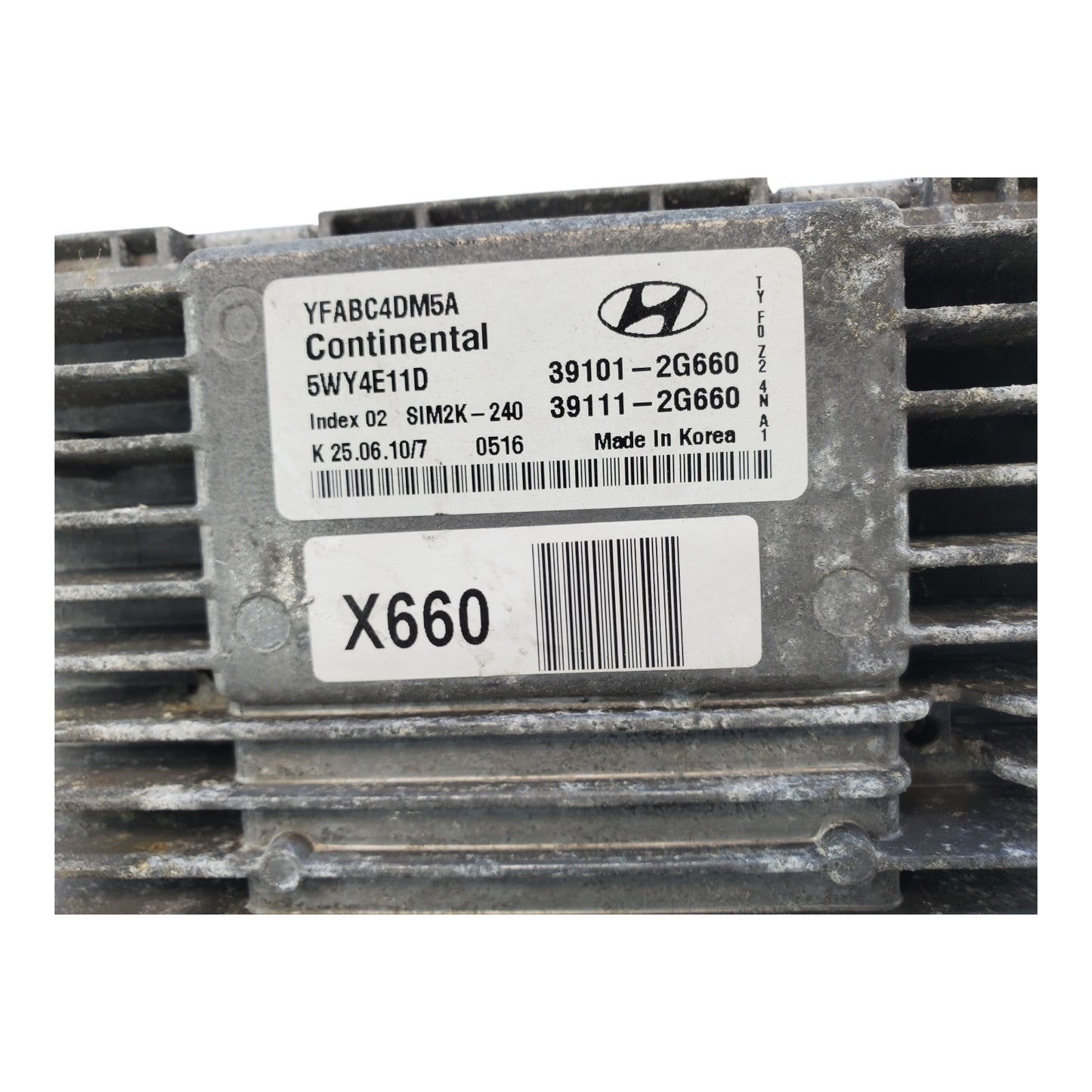 ENGINE COMPUTER HYUNDAI SONATA 2011 39111-2G660 39101-2G660 AT ECM PCM ECU OEM