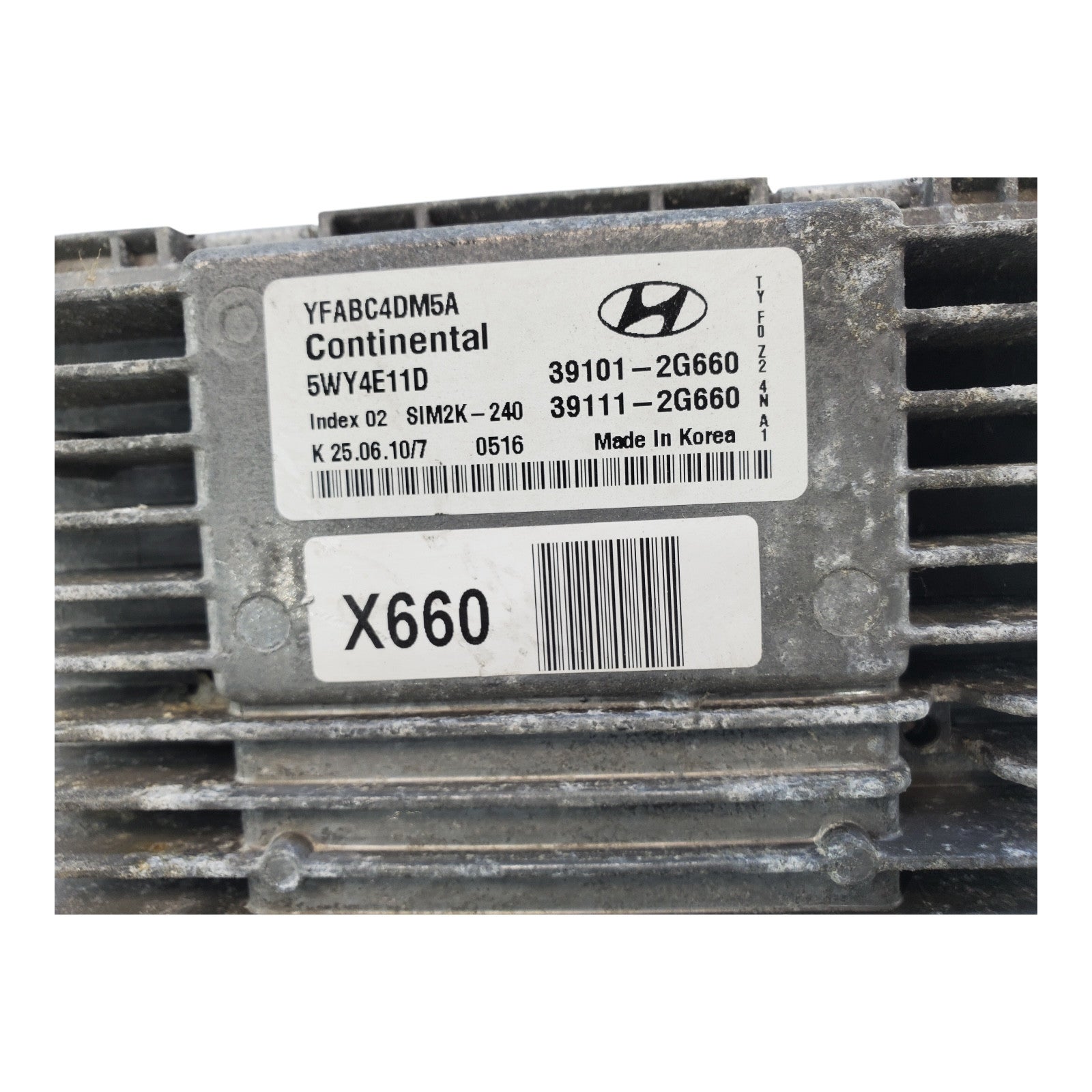 ENGINE COMPUTER HYUNDAI SONATA 2011 39111-2G660 39101-2G660 AT ECM PCM ECU OEM