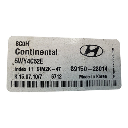 ✅ 10 HYUNDAI ELANTRA 2.0L Engine Control Module ECM Computer 39150-23014 OEM