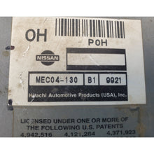 00 Nissan Frontier 2.4L AT 4x2 ECU ECM PCM Engine Computer MEC04-130 B1 4126
