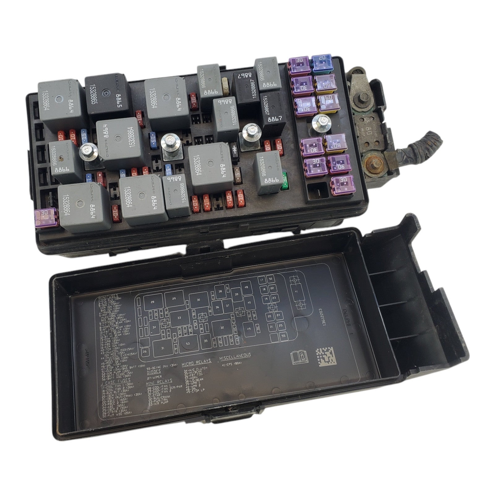 08-11 Chevrolet Malibu Fusebox Relay Module 25883009_04 OEM