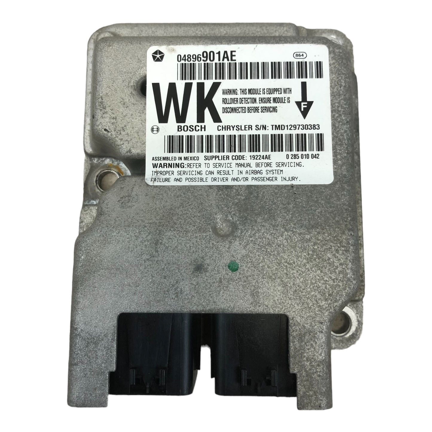 07 Jeep Grand Cherokee SRS Airbag Control Module Computer 04896901AE